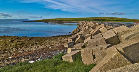 Churchill Barriers, Orkney viewpoint