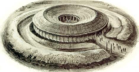 Woodhenge walk; Durrington Walls, Stonehenge World Heritage Site