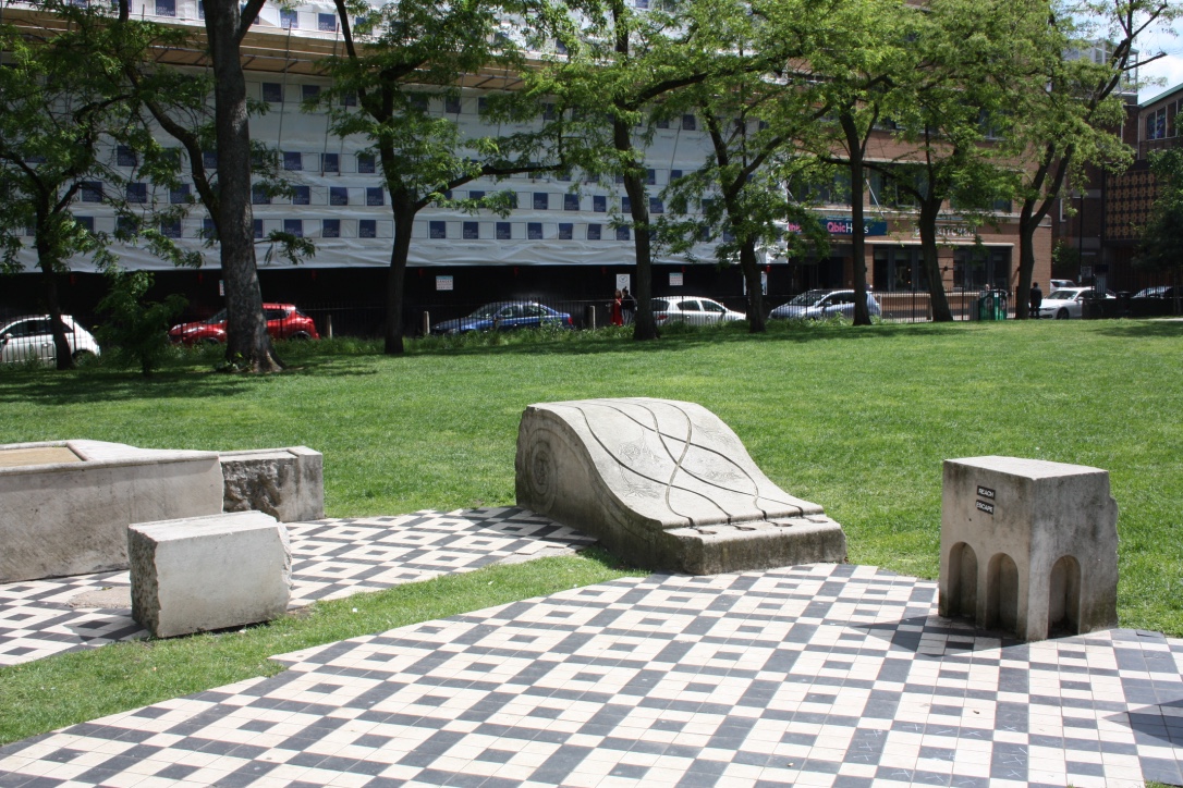ruins in Altab Ali Park