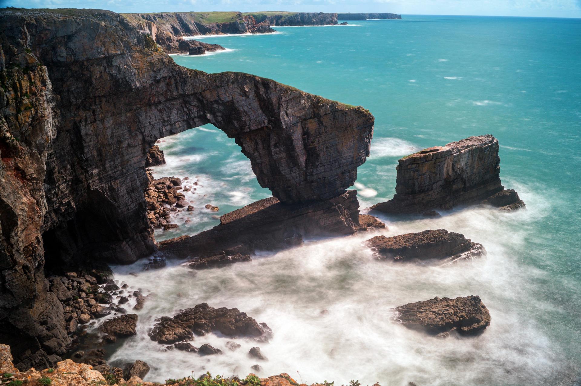 The Green Bridge of Wales 