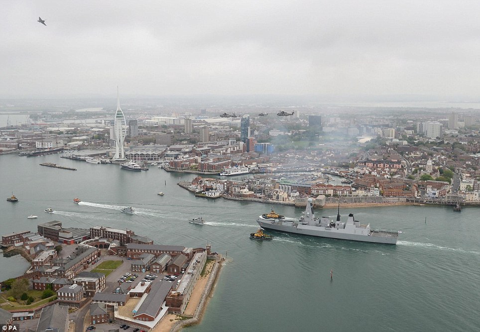 Portsmouth harbour mouth
