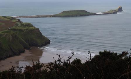 Worms Head at low tide © Caroline Millar