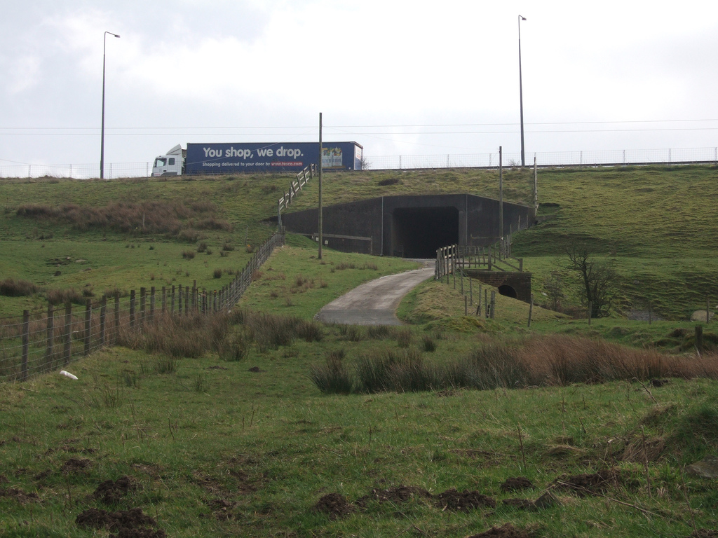 tunnels under M62
