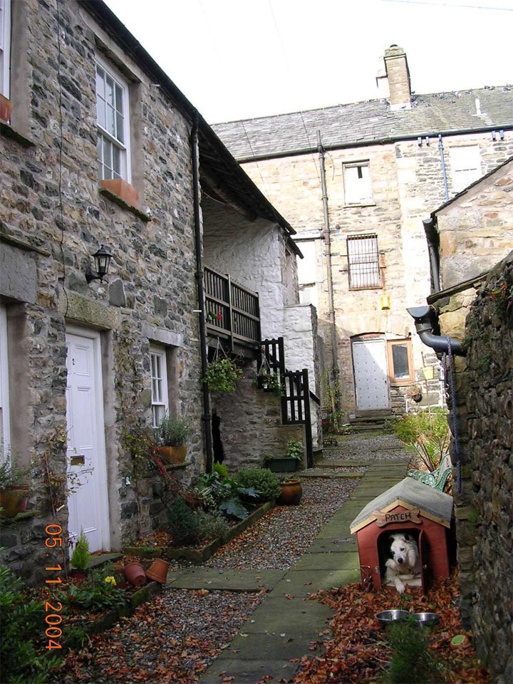 Spinning gallery in Railton Yard, Sedbergh