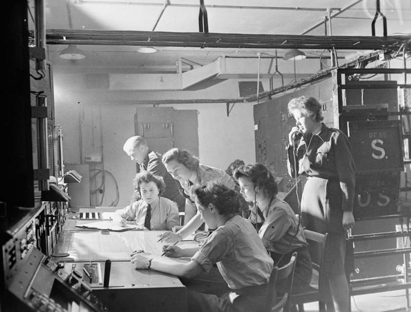 WW2 Chain Home radar crew at RAF Bawdsey, Suffolk